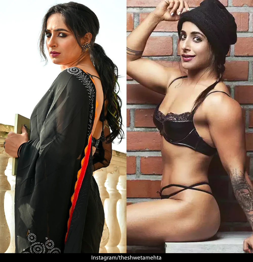 shweta mehta bikini saree black roadies winner hot shweta mehta bikini saree black roadies winner hot